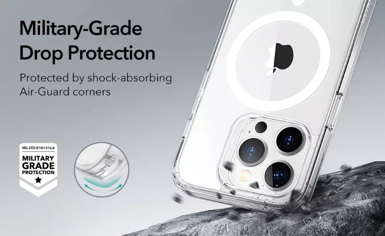 ESR Branded Clear MagSafe Shockproof Hybrid Hardshell Phone Case with HaloLock Feature- for Apple iPhones/14 Series - Super Savings Technologies Co.,LTD ESR Branded Clear MagSafe Shockproof Hybrid Hardshell Phone Case with HaloLock Feature- for Apple iPhones/14 Series - Super Savings Technologies Co.,LTD